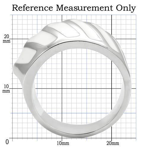 JCE310 Rhodium Brass Ring with No Stone